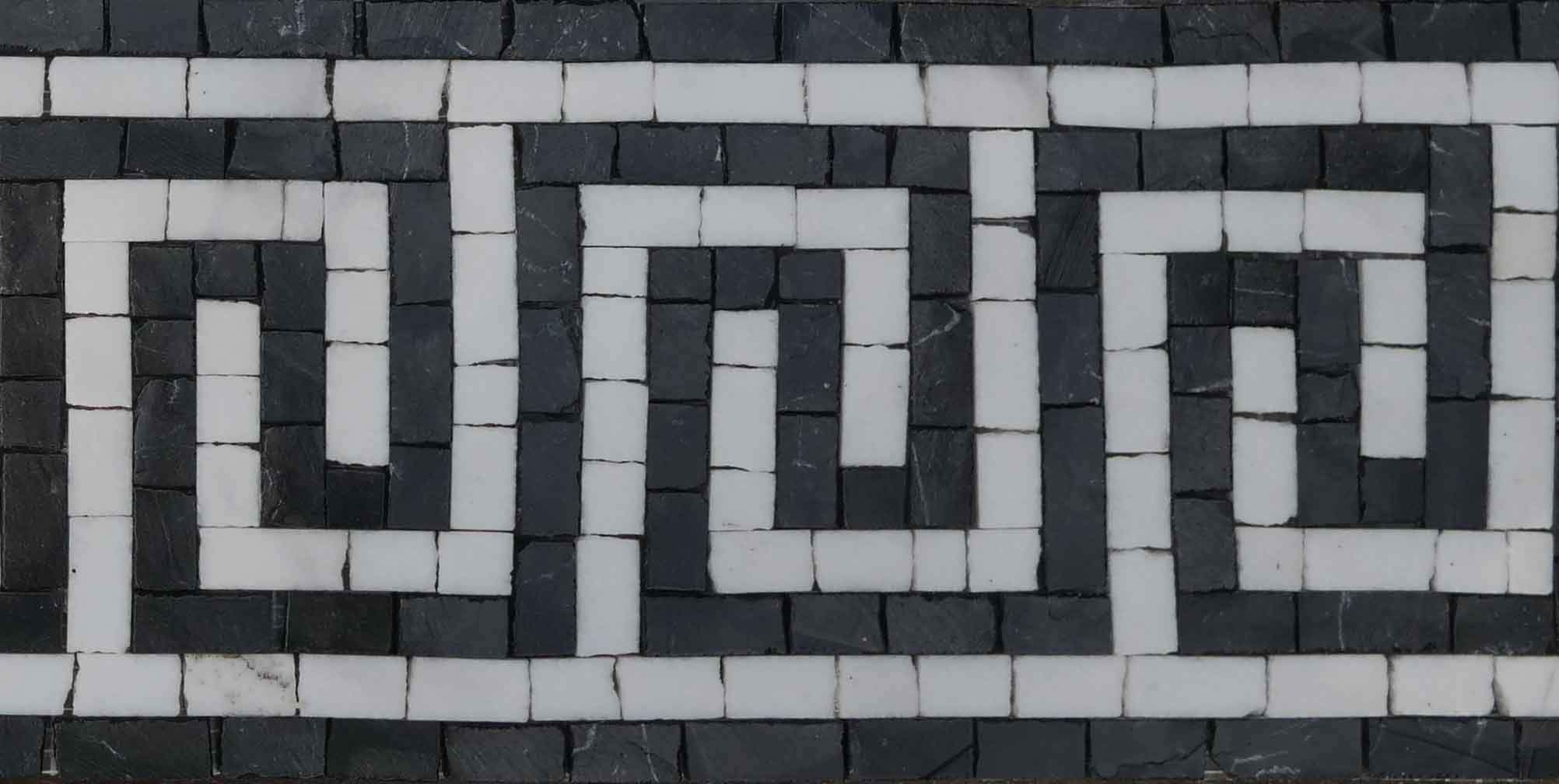 Versace And Border Art - Mosaic Tile Designs - Mesh Backing