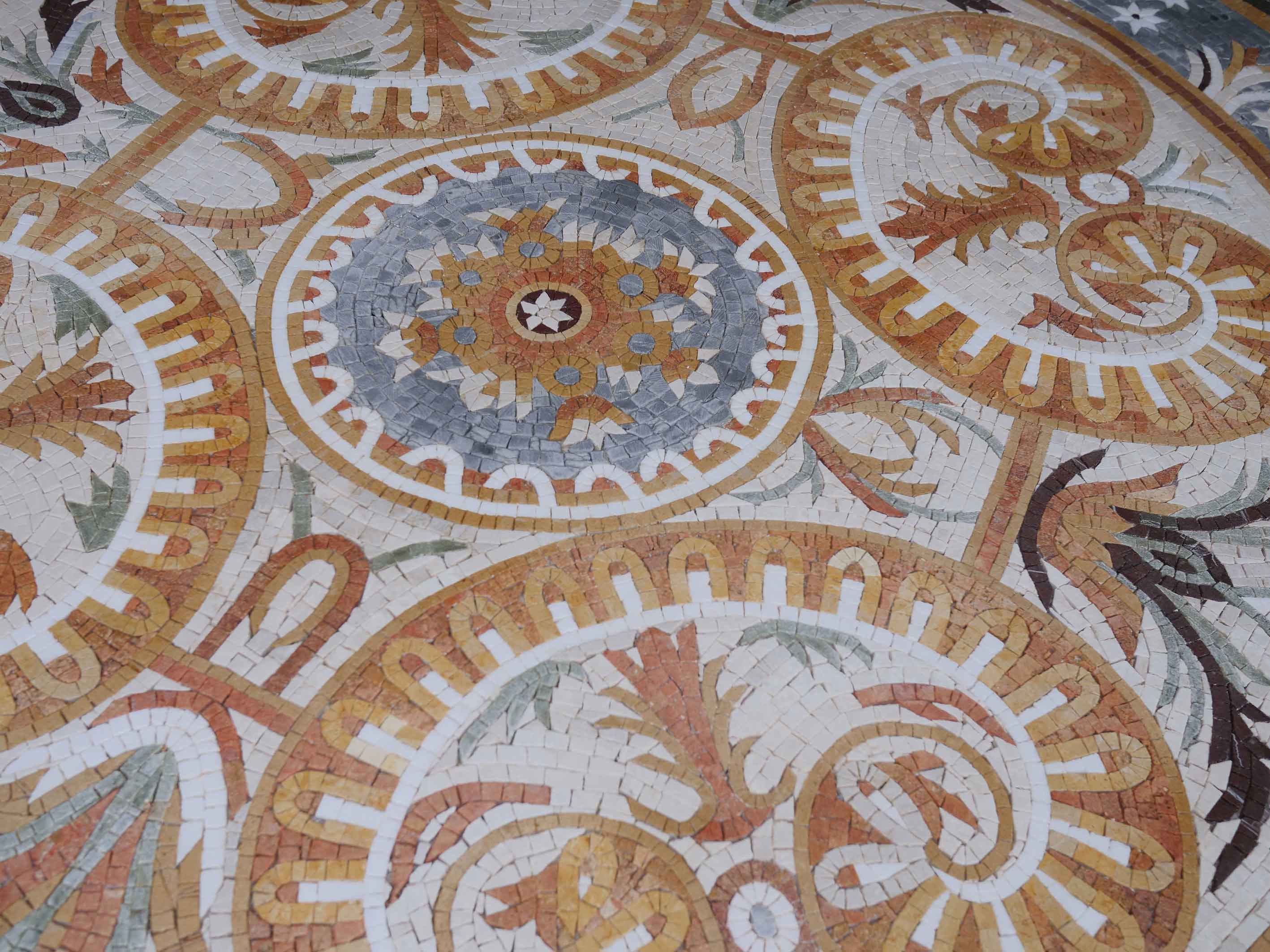 Autumn Glory Floral Mosaic Medallion - Image 2