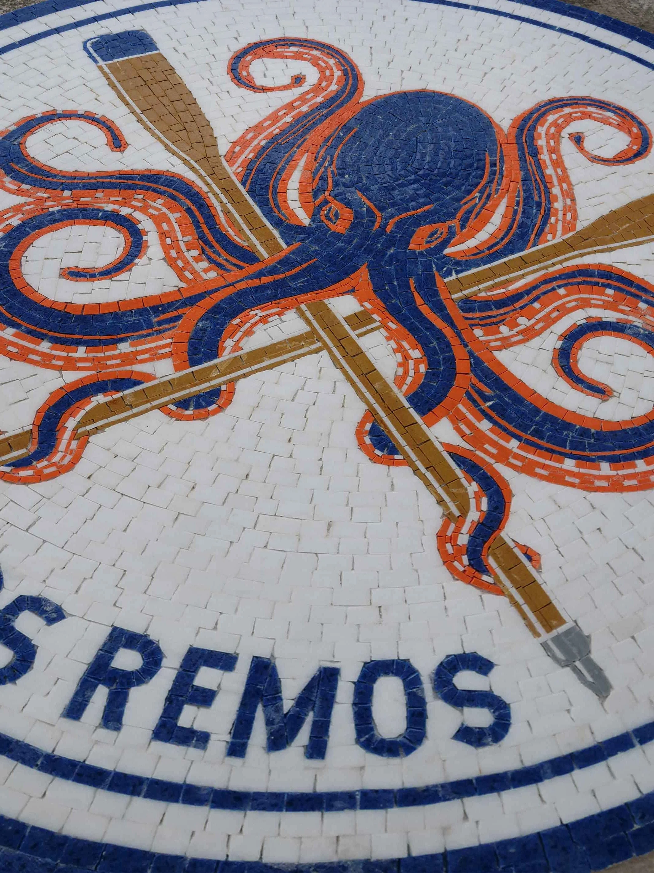 Los Remos Custom Mosaic Sign - Image 2