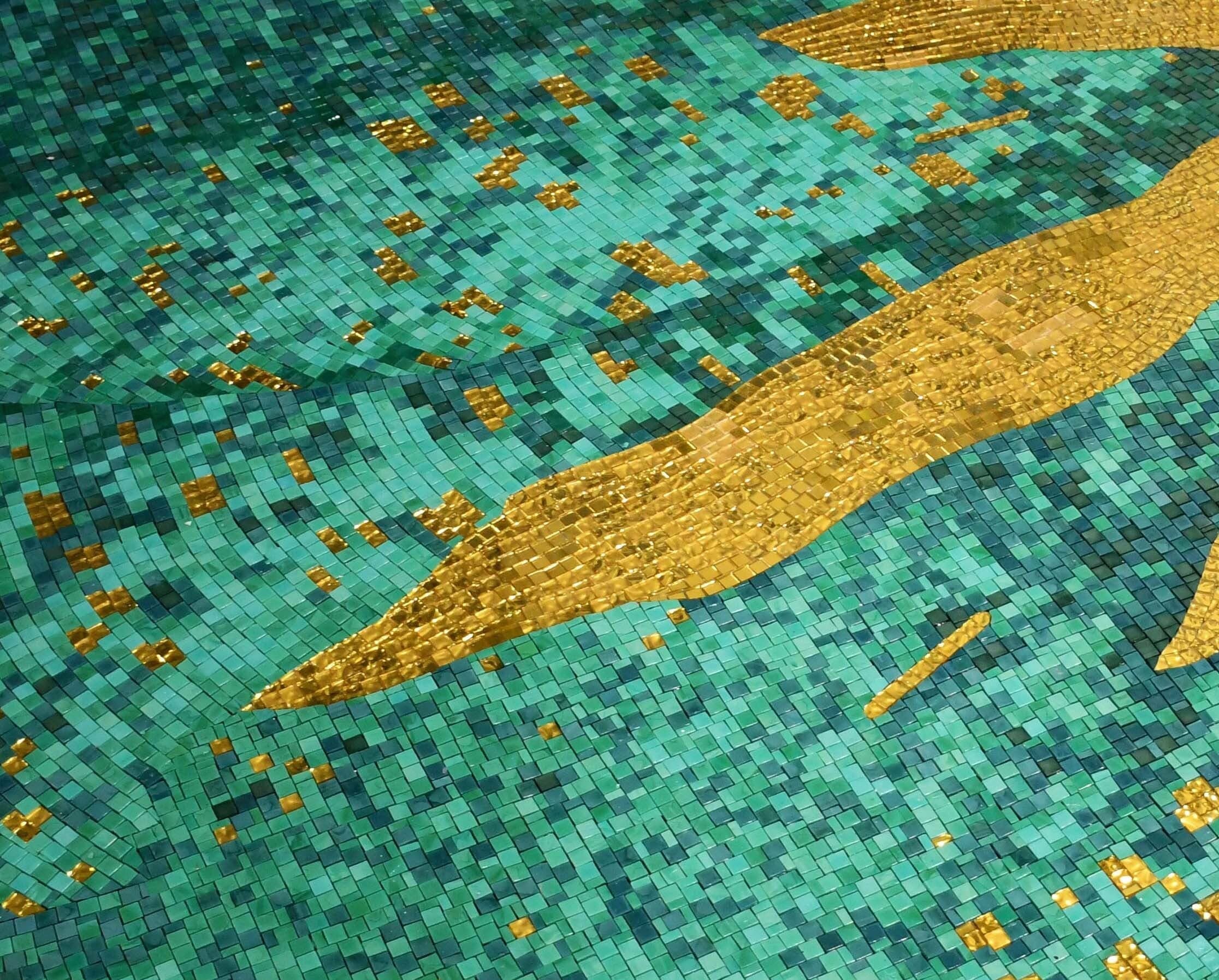 Glass Mosaic Art - Abstract Sun - Image 2