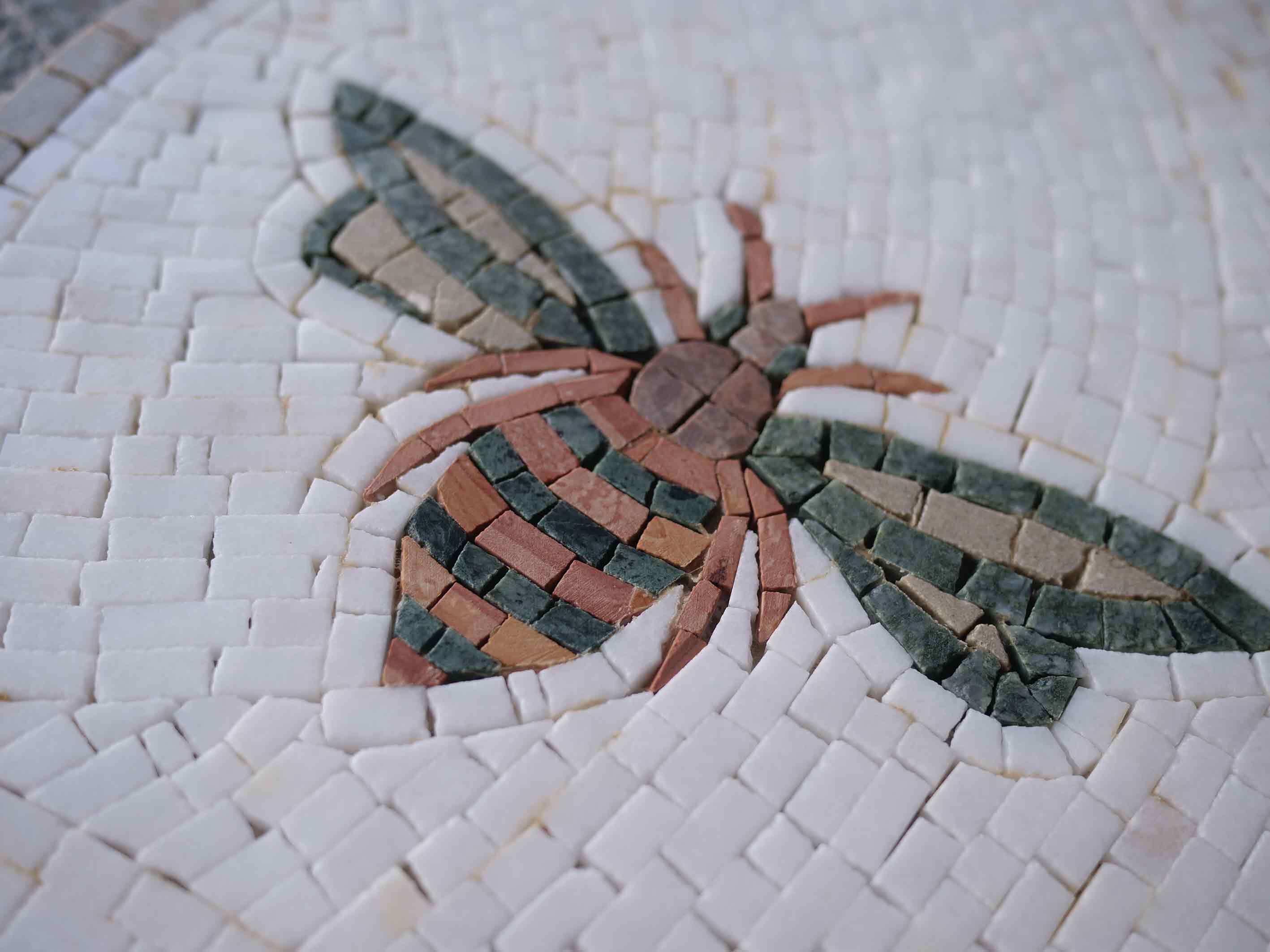 Bee Motif - Mosaic Wall Murals Artwork - Mesh Backing - Image 2