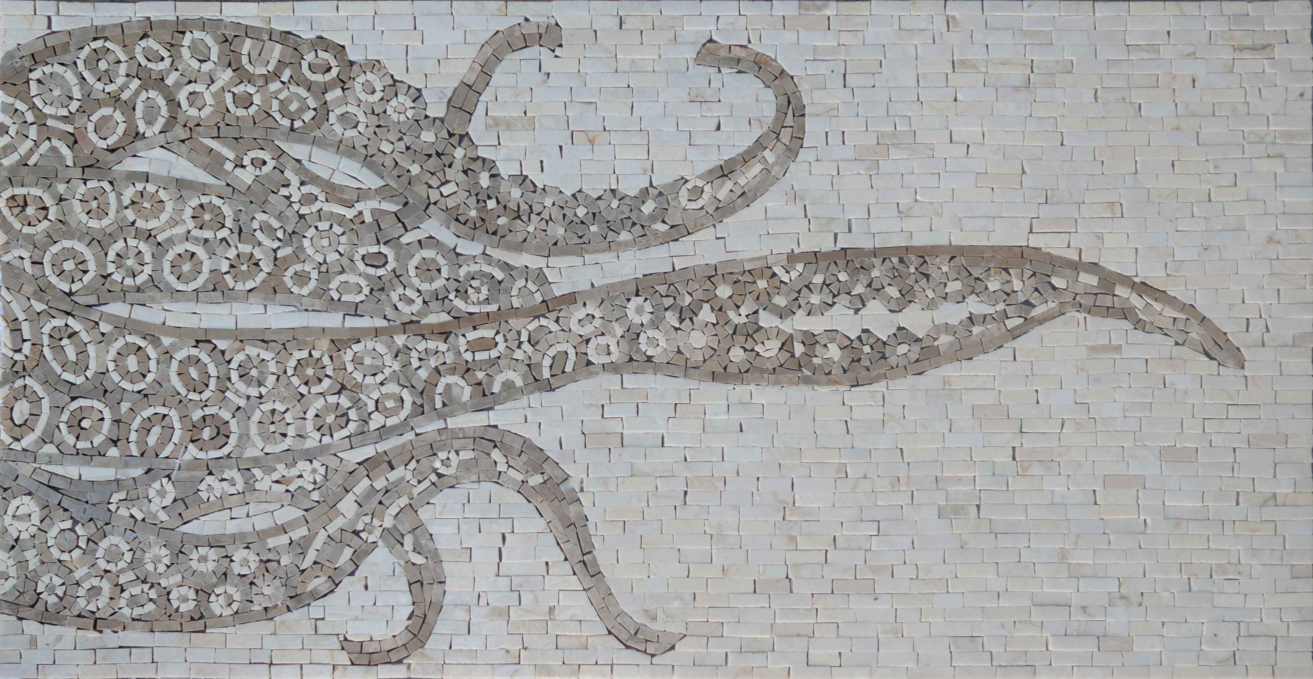 Octopus Tentacles - Sun Mosaic - Mesh Backing