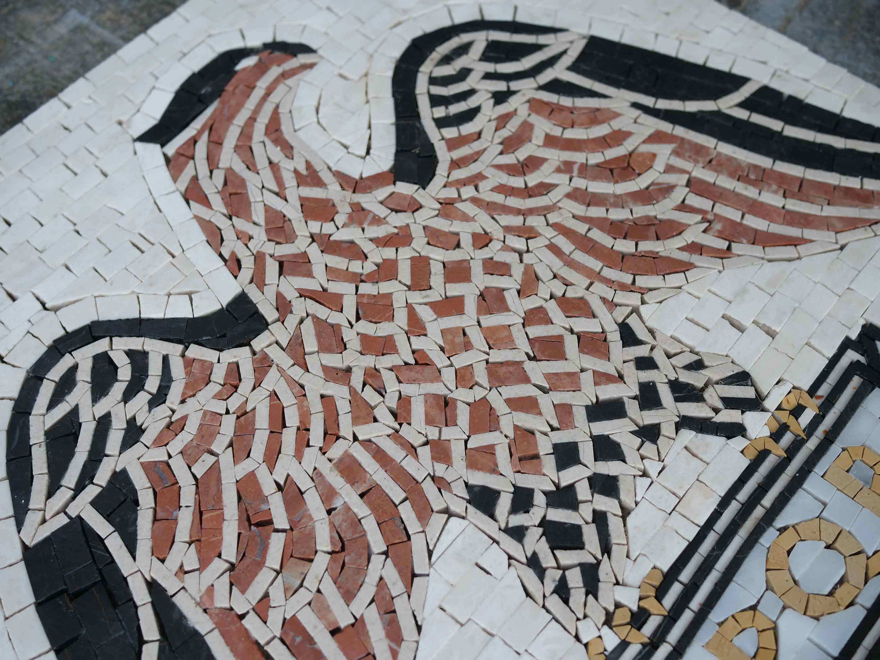 Spqr Eagle Art - Tile Mosaic - Mesh Backing - Image 2