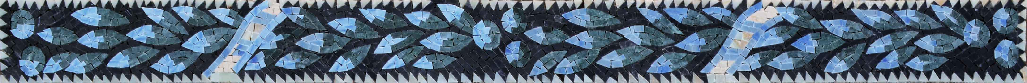 Pattern - Dragonfly Mosaic Art Border - Mesh Backing