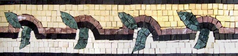 Leafy Turtle Mosaic Border