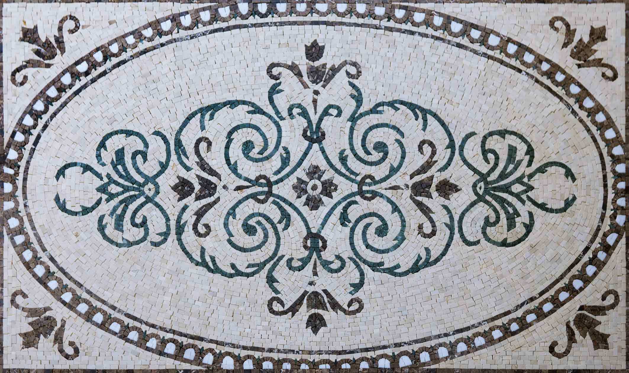 Landia Arabesque Mosaic Rug - Image 2