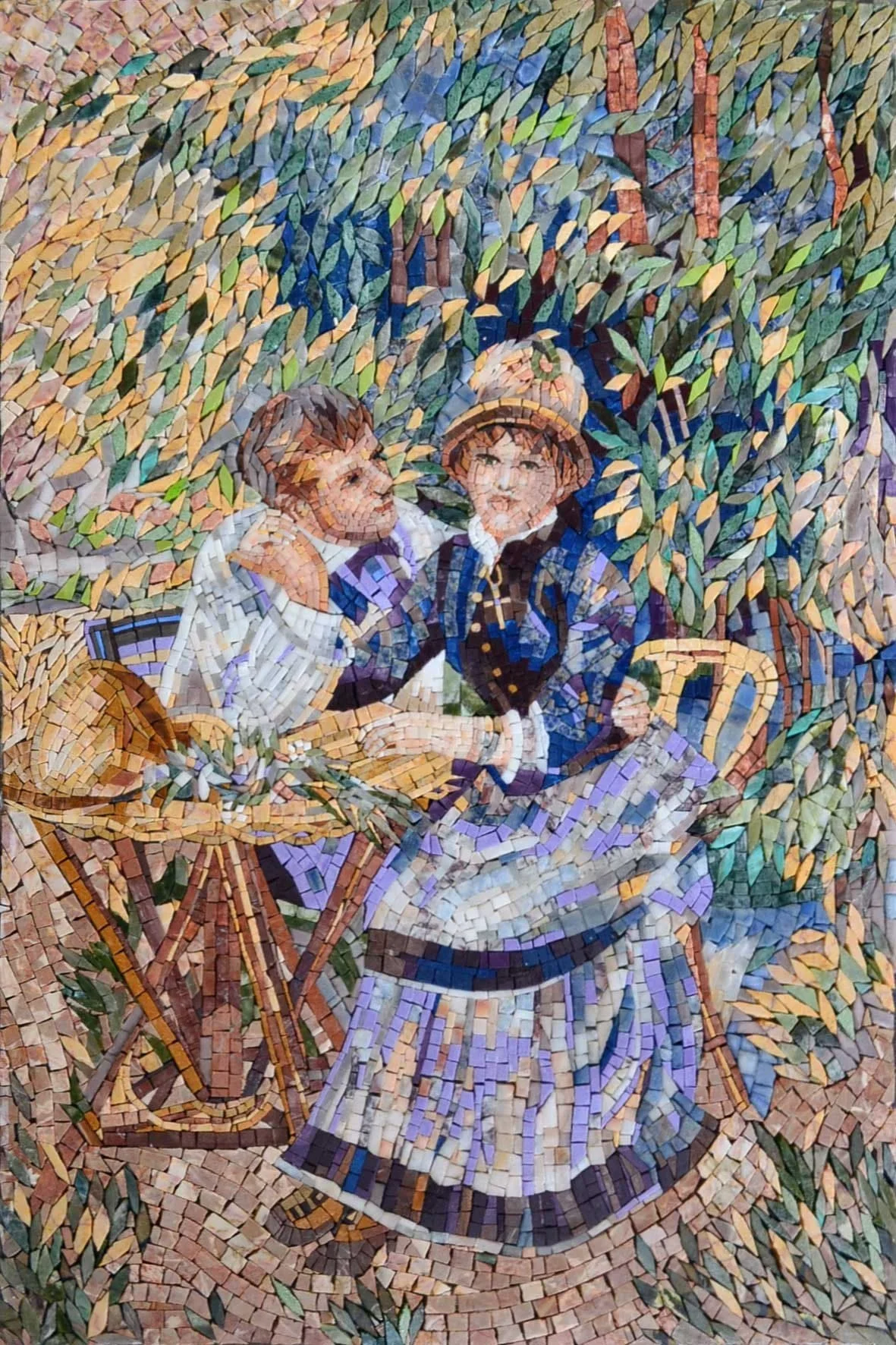 Pierre-Auguste Renoir "Lovers" - Mosaic Reproduction - Image 2
