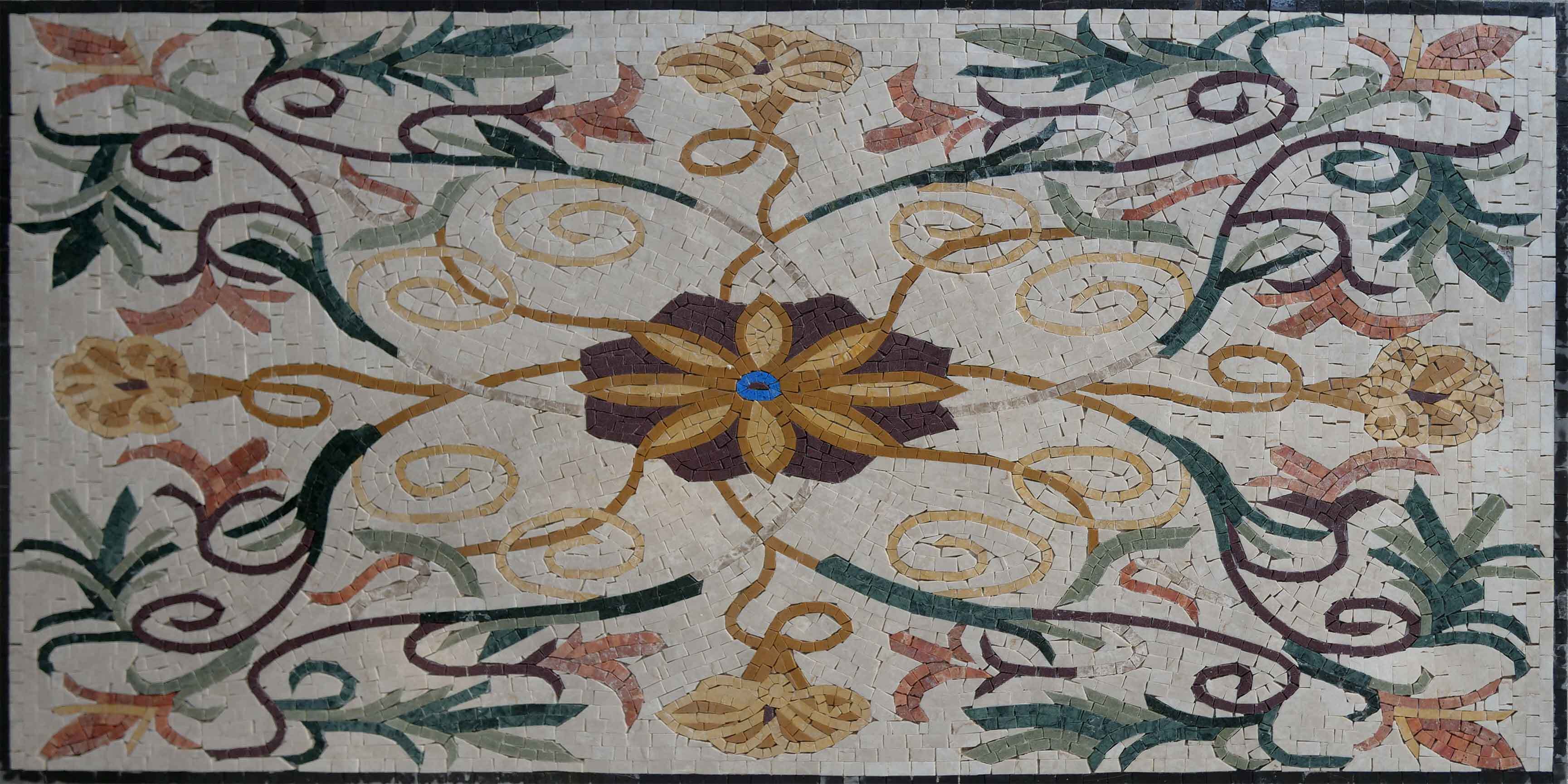 Vine & Flower Saniya - Mosaic For Sale - Image 2