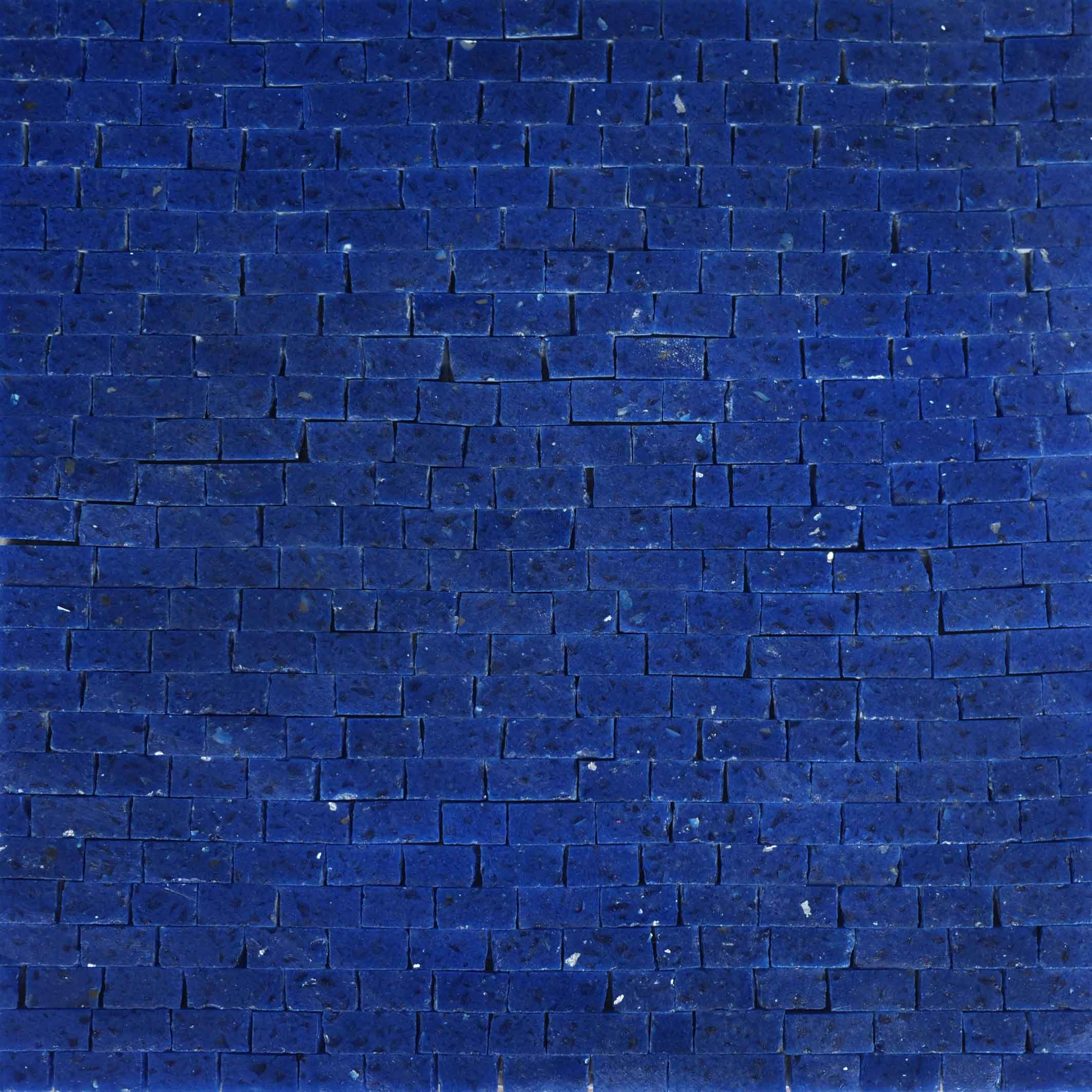 Mosaic Quartz Sheet - Blue Tiles | Luxury Handcrafted Natural Stone