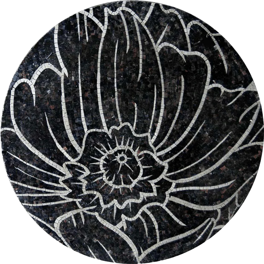 Mosaic Tile Pattern - Contrasting Flore