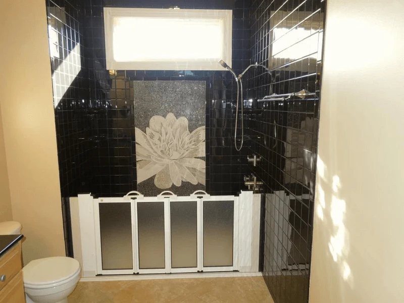 Elegant Lotus - Glass Mosaic Wall Art The White - Mesh Backing - Image 3