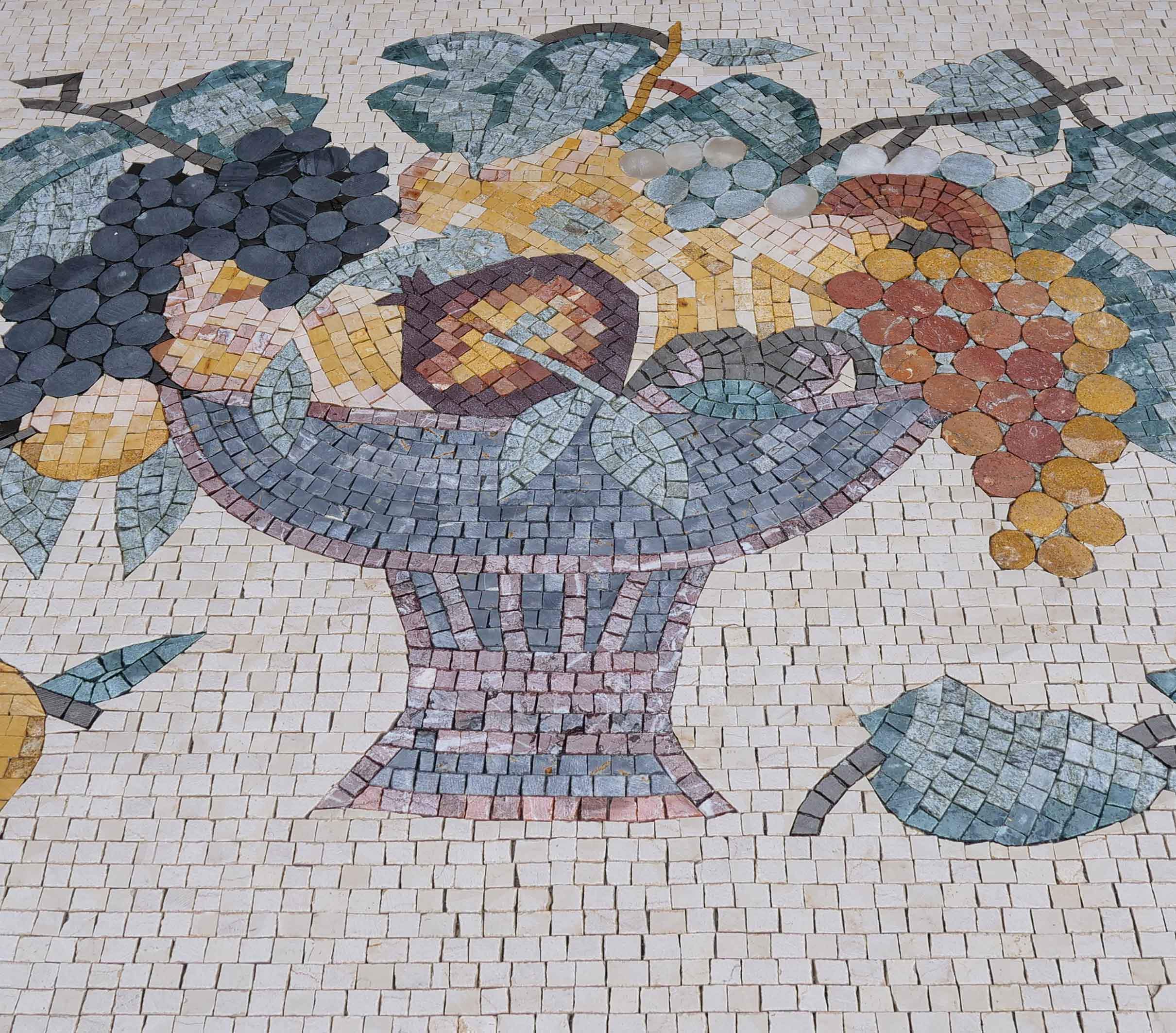 Fruit Bowl - Sea Turtle Mosaic - Mesh Backing - Image 2