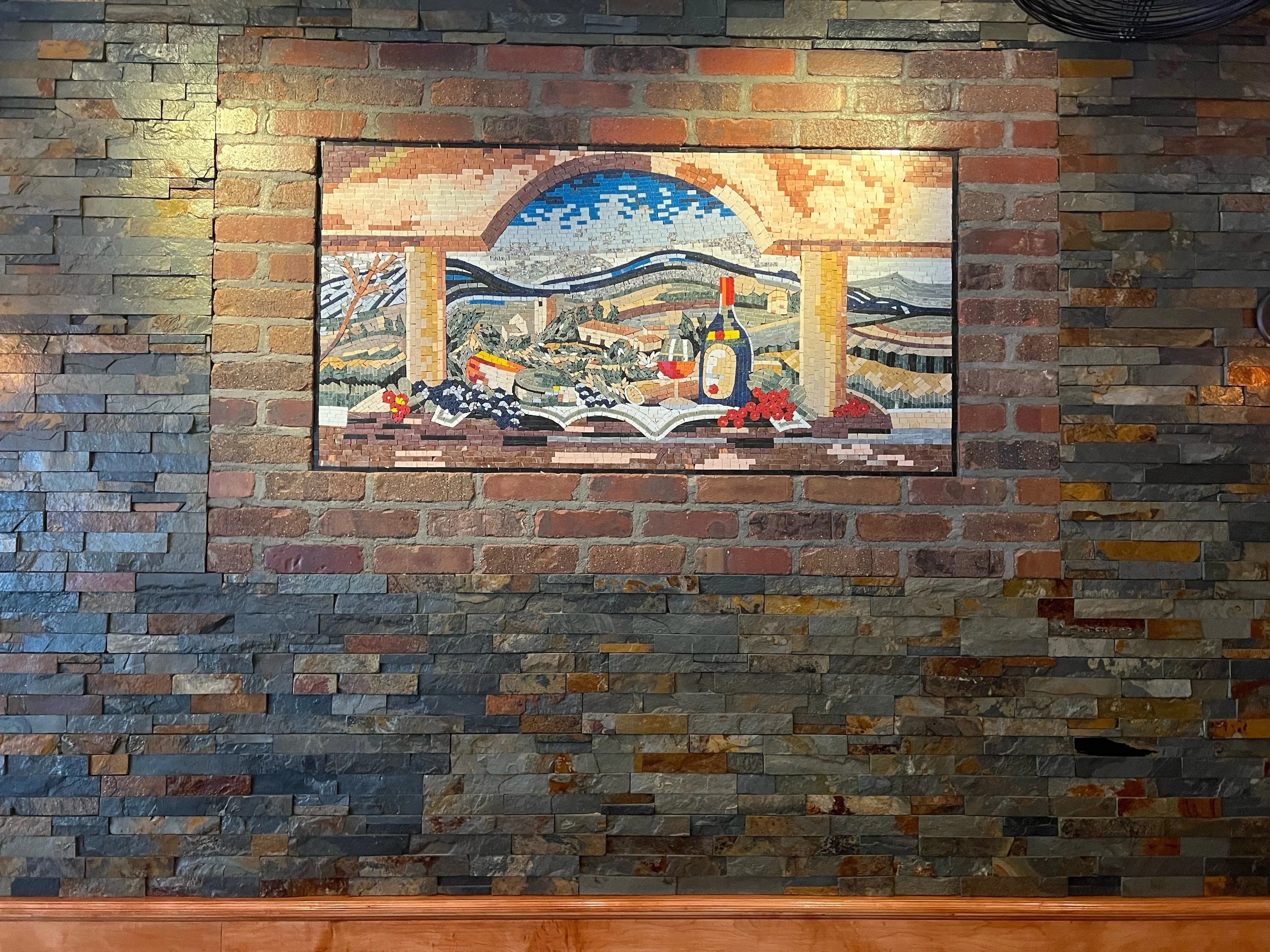 The Enchantment of Tuscany: Vineyard Mosaic Artistry | Luxury Handcrafted Mosaic - Image 3