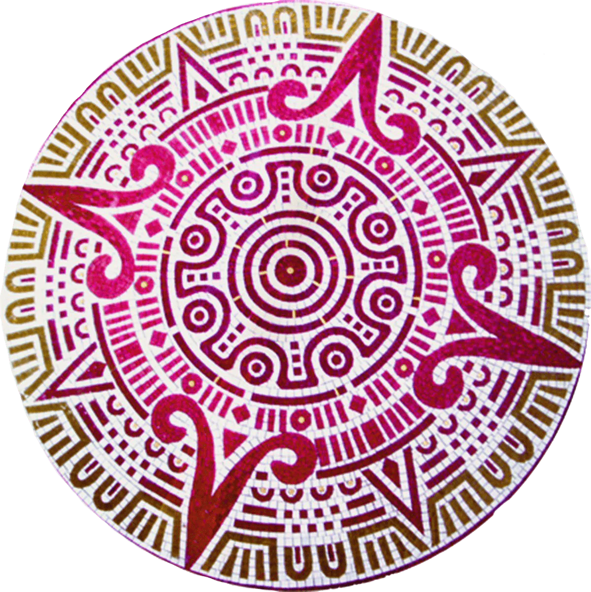 Bright Medallion Mosaic