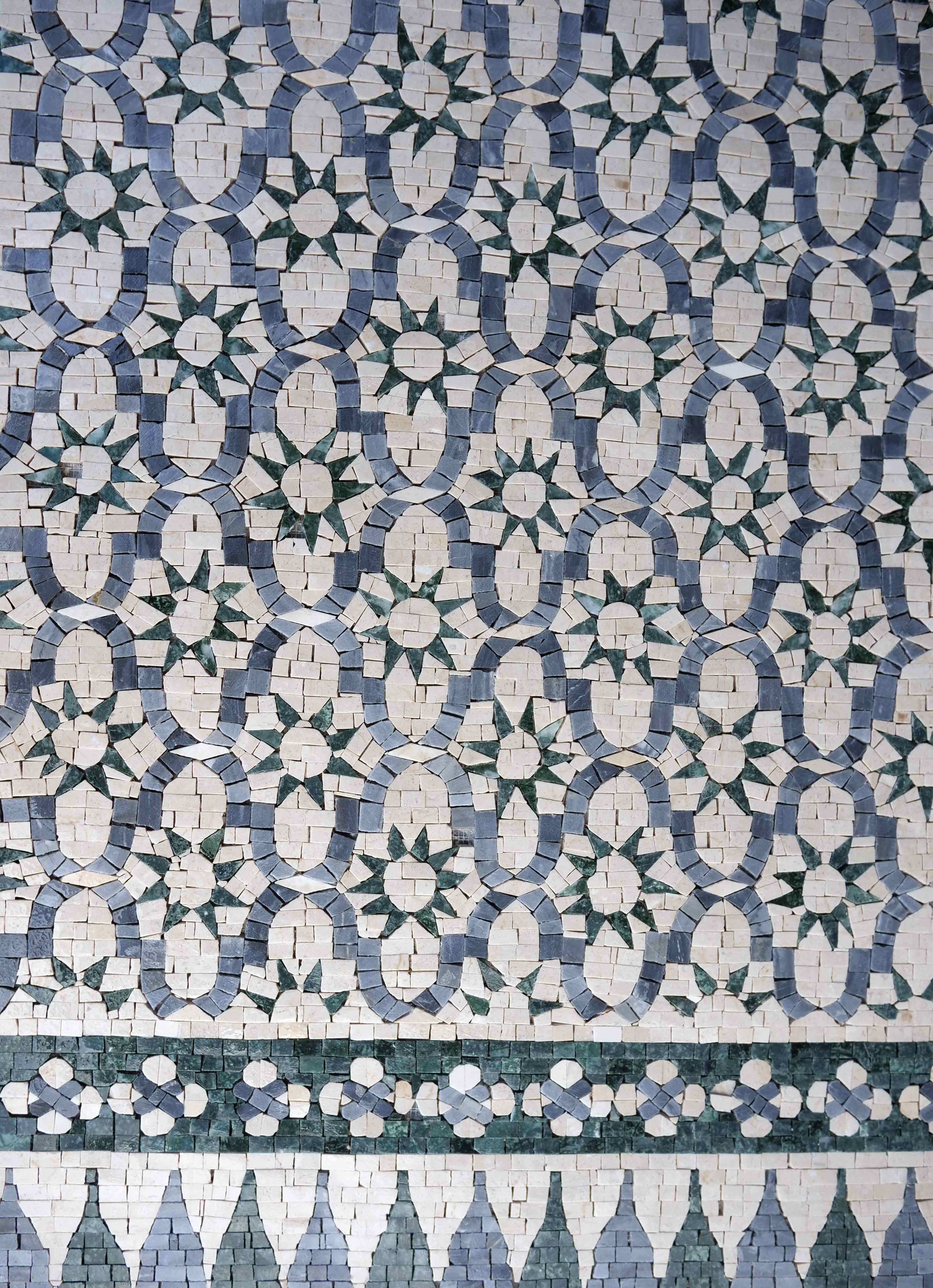Geometric Star Pattern - Mosaic Wall Decor Harmony Carpet And - Mesh Backing - Image 2