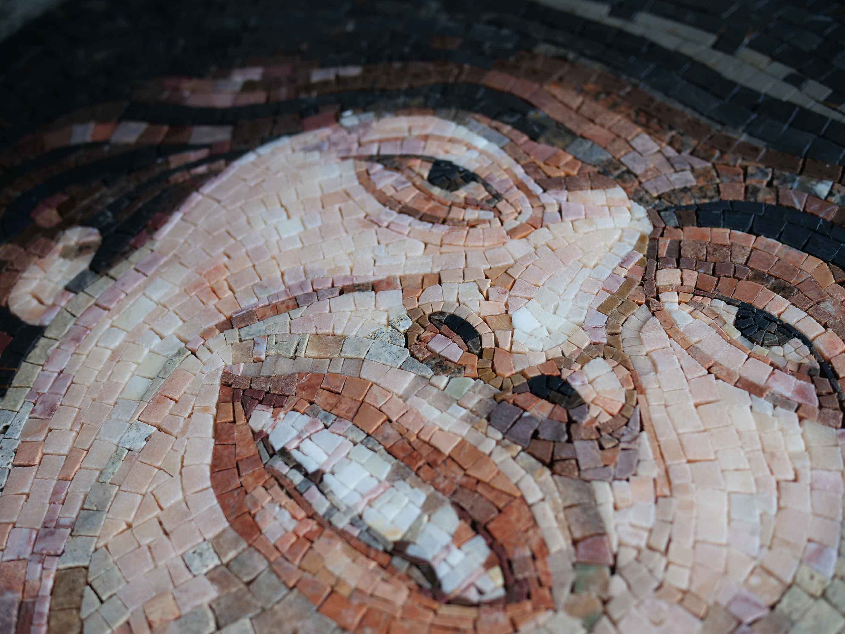 Unknown Man Portrait - Gaudi Mosaic Art - Mesh Backing - Image 2