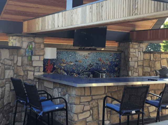 Enchanting Aquatic Ocean Scene - Glass Mosaic Pool Tiles - Mesh Backing - Image 3
