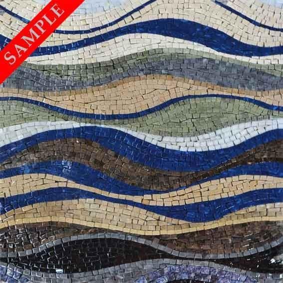 Mosaic Sample | Luxury Handcrafted Natural Stone Mosaic