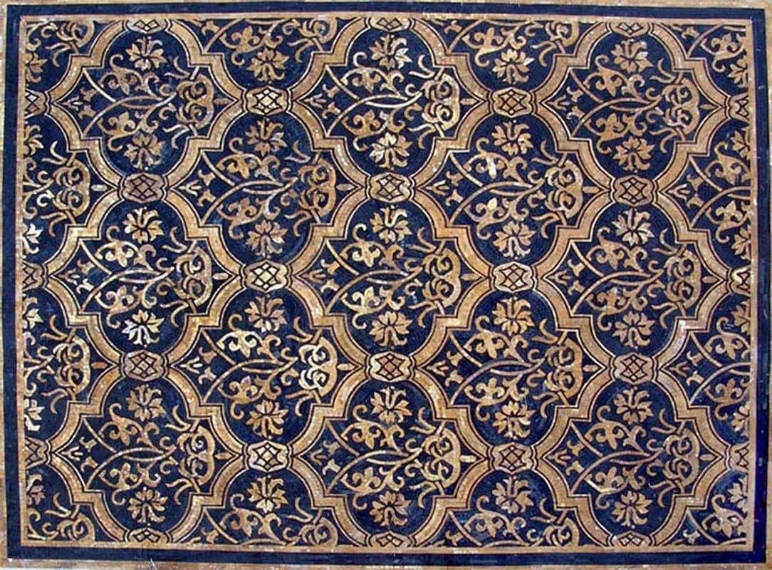 Geometric Marble Mosaic Patterns | Luxury Handcrafted Design