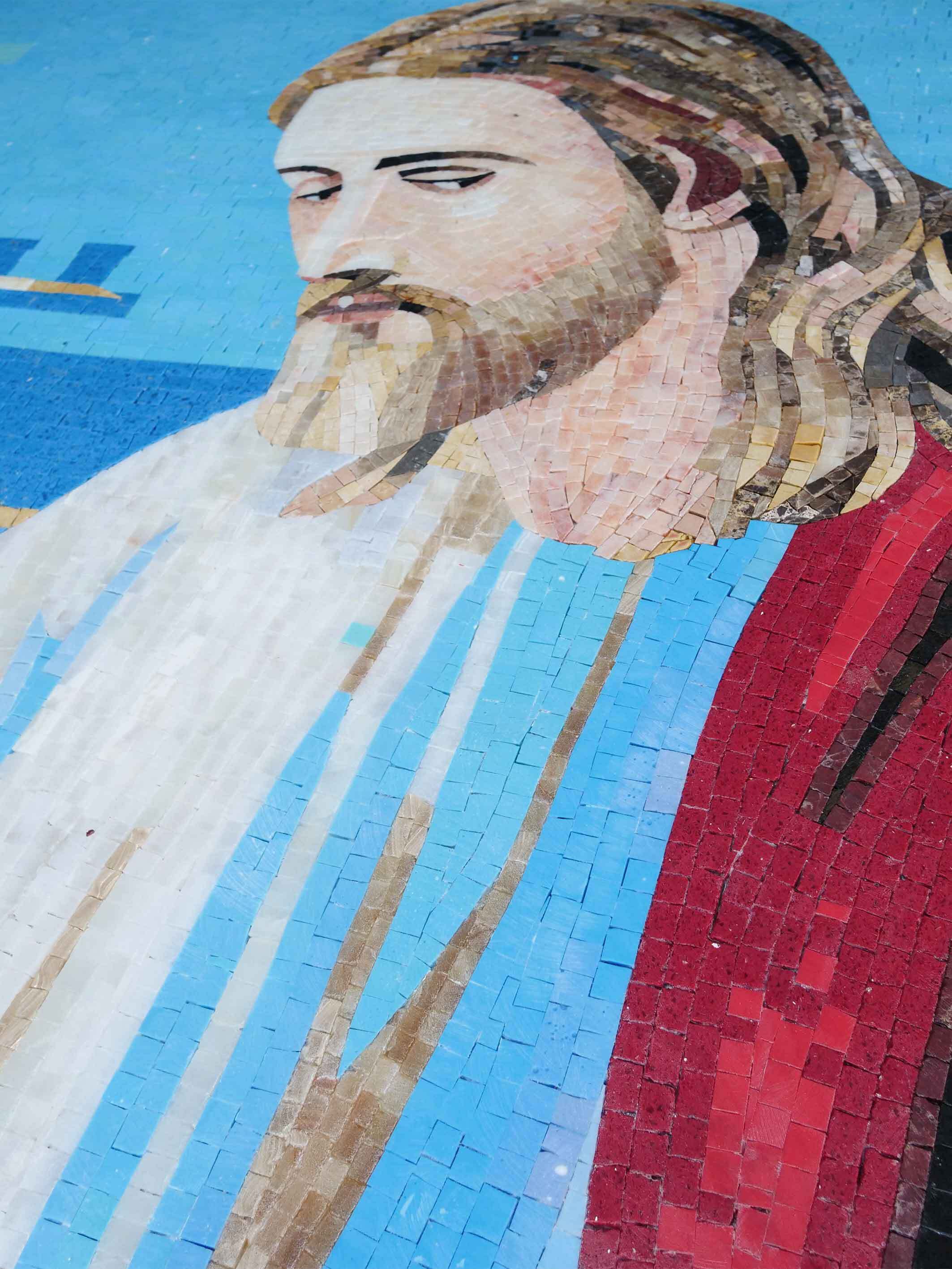Mosaic Artwork - Portrait Of Jesus Christ - Image 2