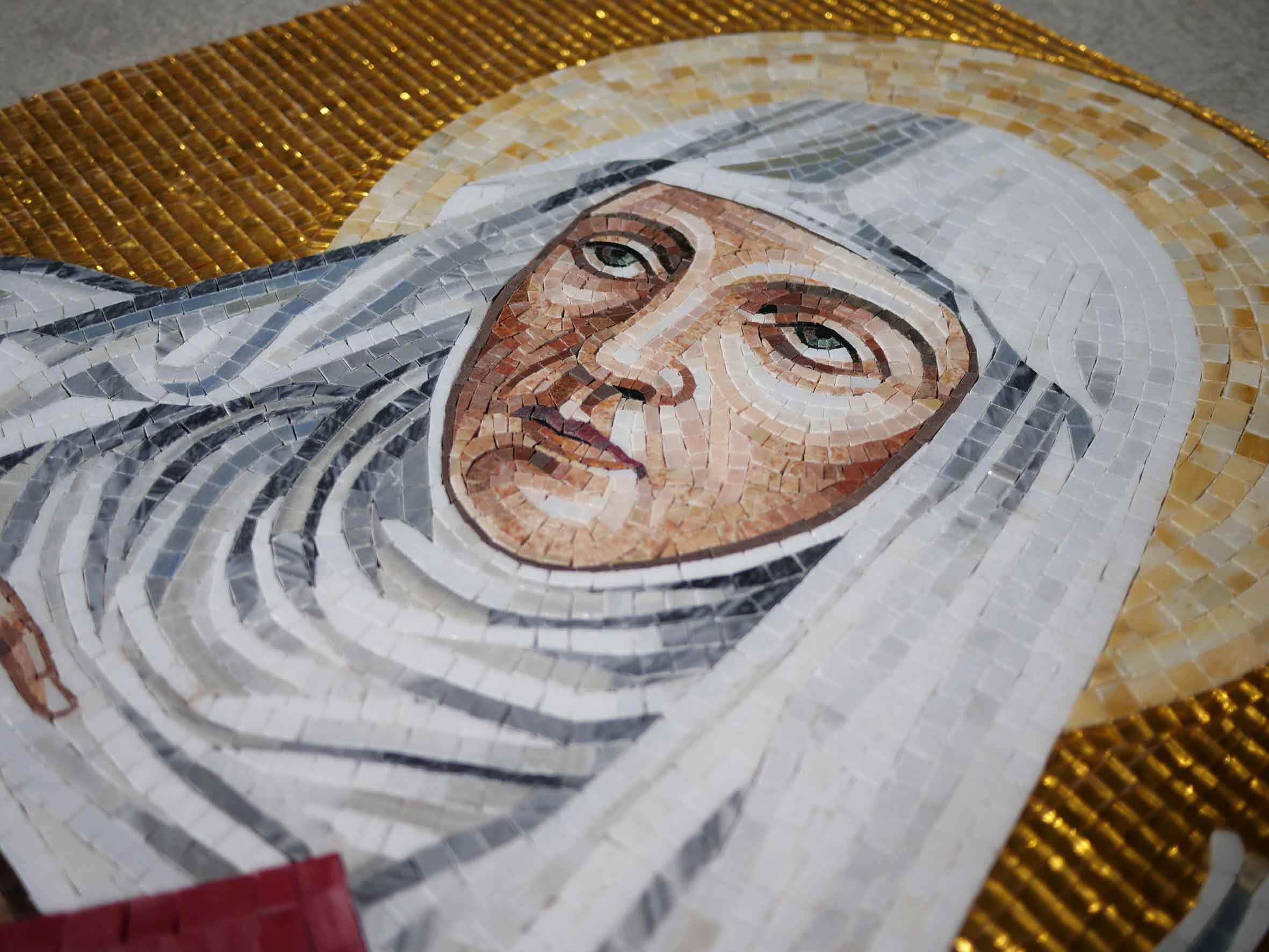 Santa Angela - Religious mosaic Artwork - Image 2
