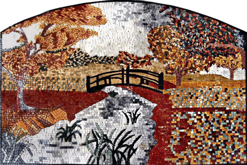Arched Mosaic Nature Art