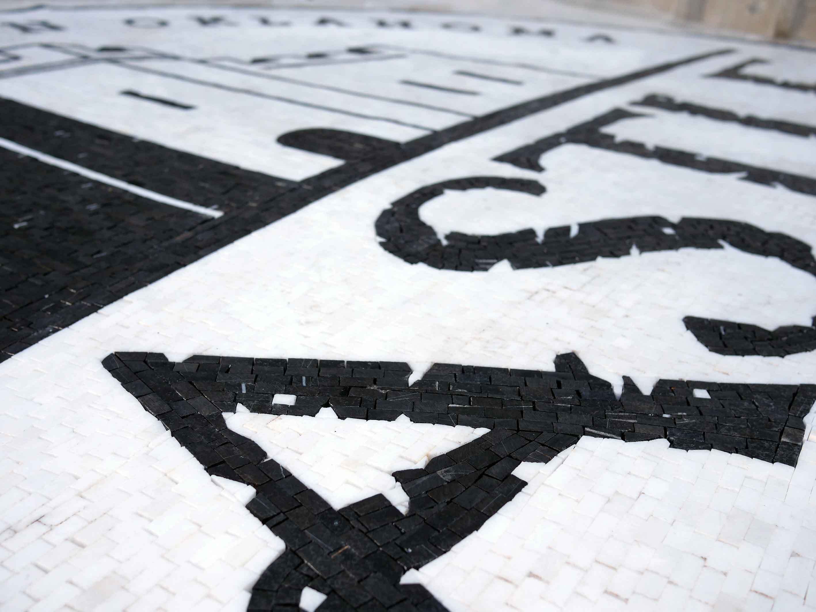 Castle Spirits Logo - Mosaic Peacock - Mesh Backing - Image 2