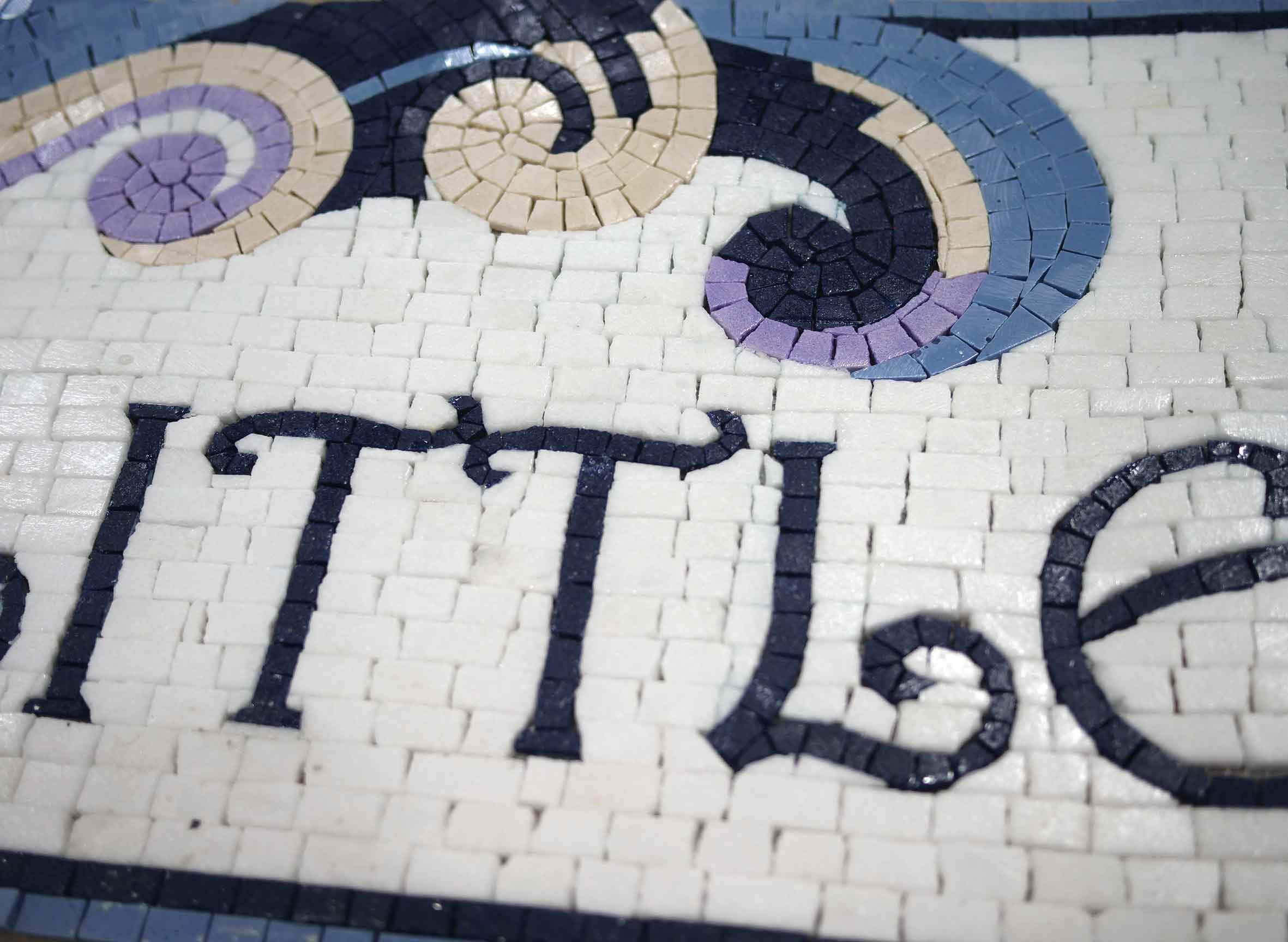 Little Indigo Custom Mosaic Sign - Image 2